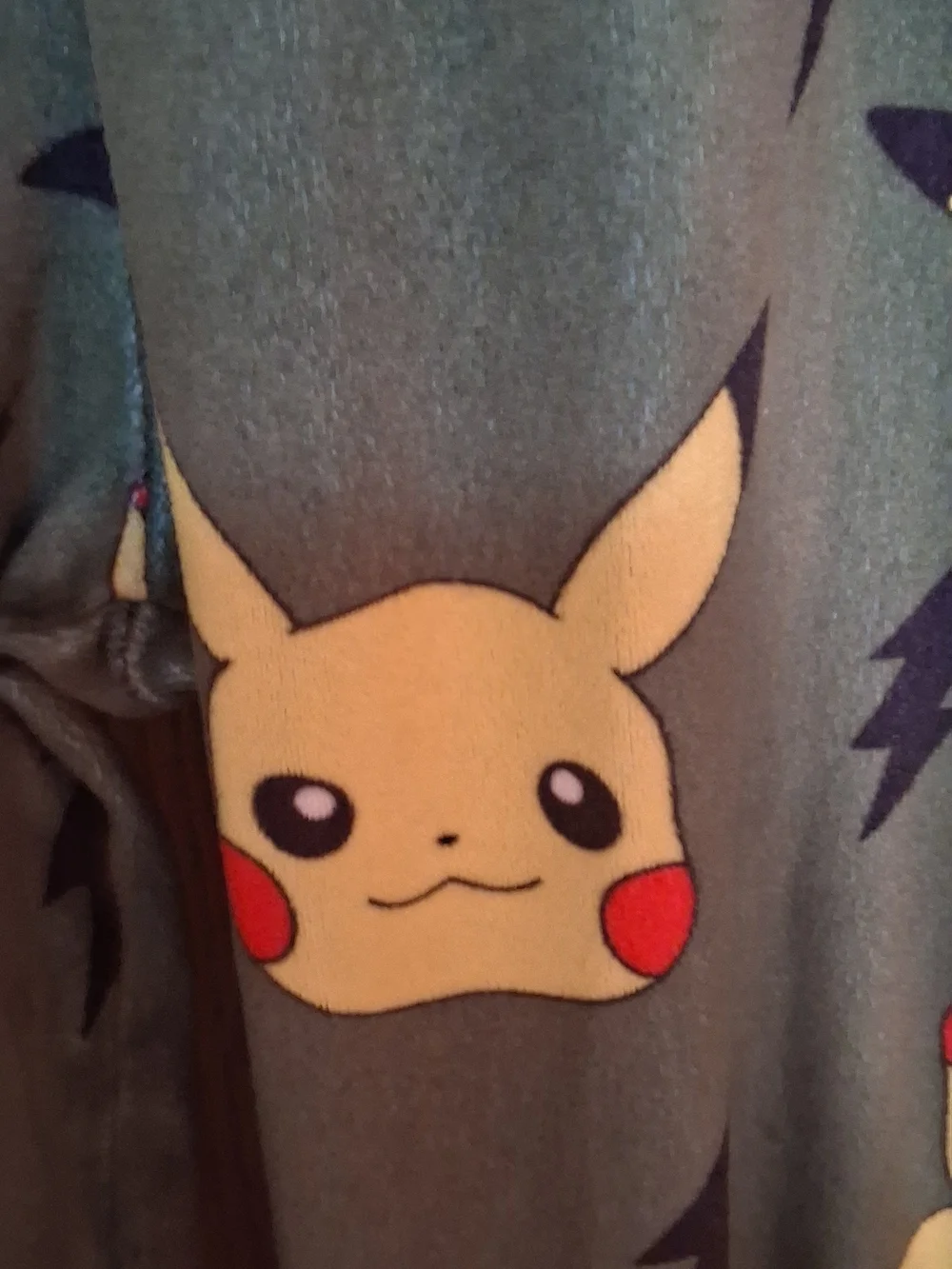Kids Green Pikachu Print Pajama Pants 10/12 260949